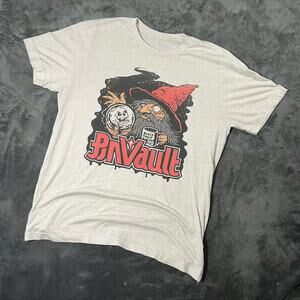 Vintage PinVault Pinball Wizard Coffee Art Graphic T Shirt